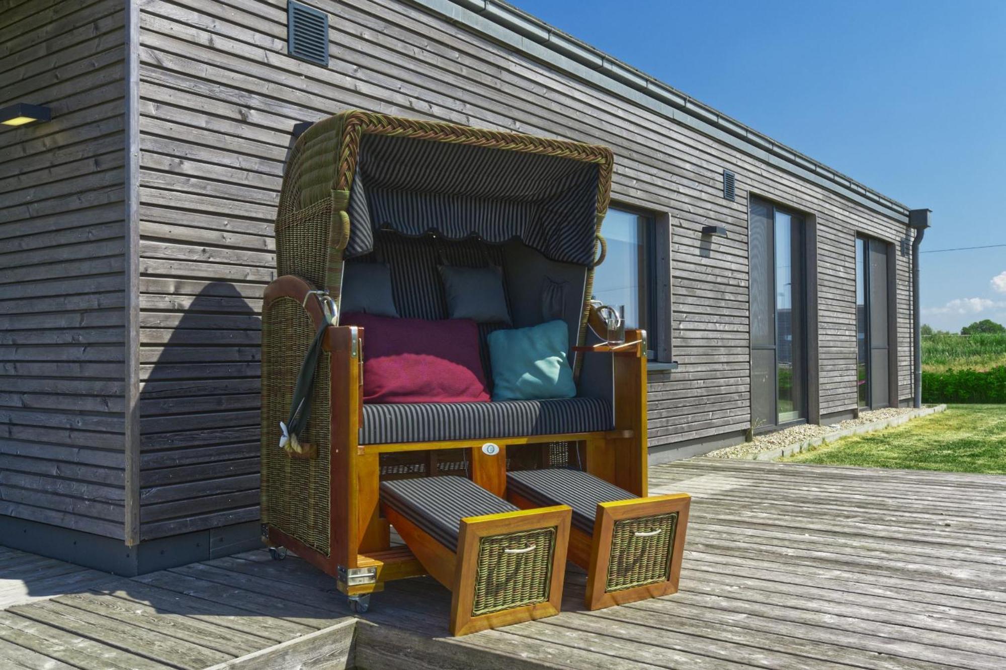 Gud Jard Lodge Nr 09 - Design-Ferienhaus Mit Exklusiver Ausstattung Pellworm Eksteriør bilde